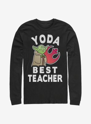 Star Wars Yoda Best Teacher Long-Sleeve T-Shirt