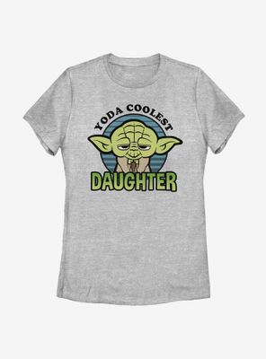 Star Wars Yoda Coolest Daughter Womens T-Shirt