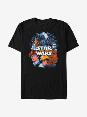 Star Wars Manga Poster T-Shirt