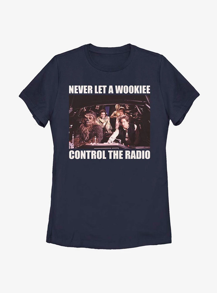Star Wars Wookie Radio Womens T-Shirt