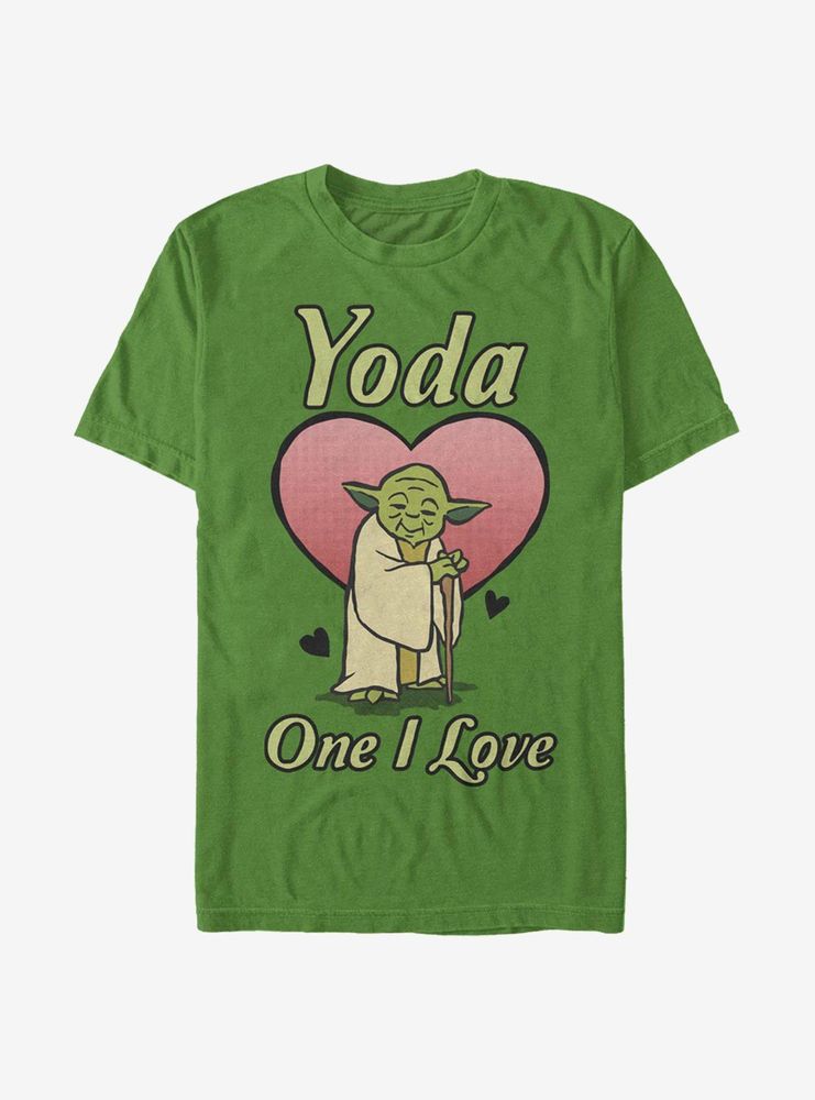 Star Wars Yoda One I Love T-Shirt