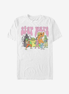 Star Wars Psychedelic Characters T-Shirt