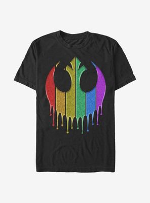 Star Wars Rainbow Rebel Drip T-Shirt