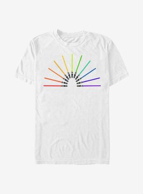 Star Wars Light Sabor Rainbow T-Shirt