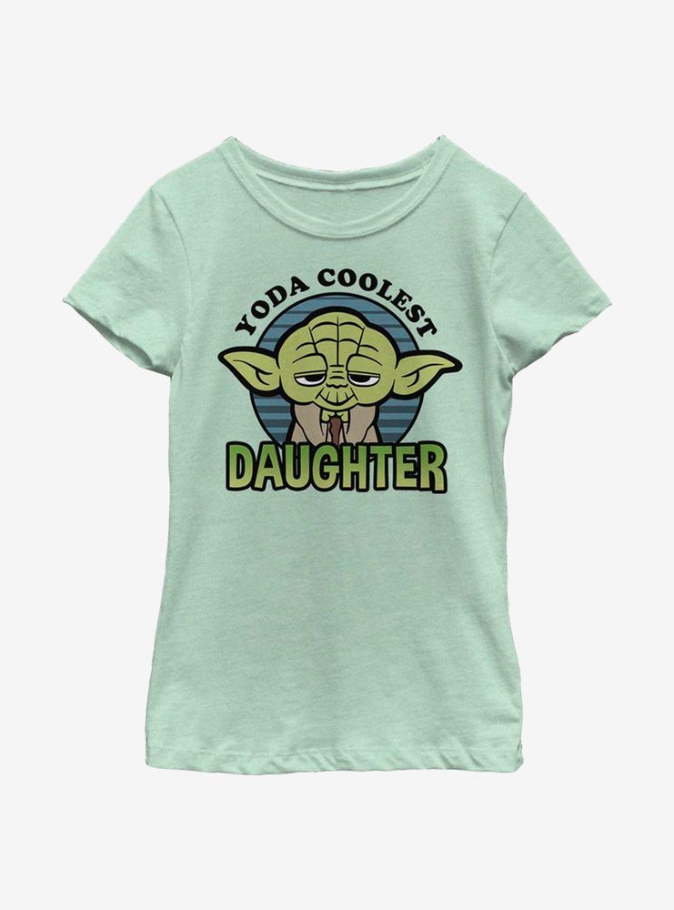 Star Wars Yoda Coolest Daughter Youth Girls T-Shirt