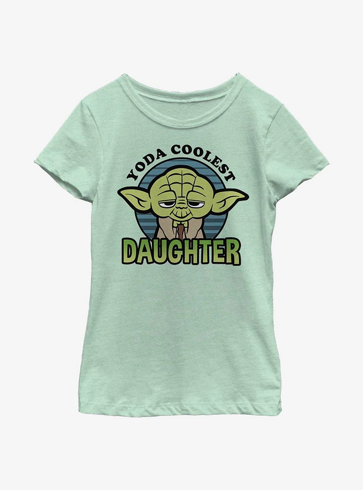 Star Wars Yoda Coolest Daughter Youth Girls T-Shirt