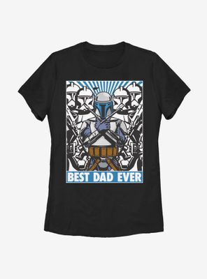Star Wars Jango Best Dad Ever Womens T-Shirt
