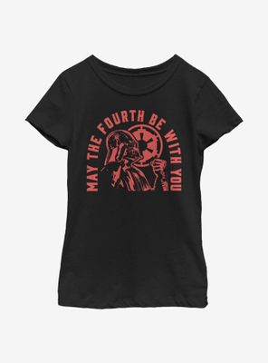 Star Wars May The Fourth Be With You Vader Youth Girls T-Shirt