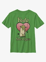 Star Wars Yoda One I Love Youth T-Shirt