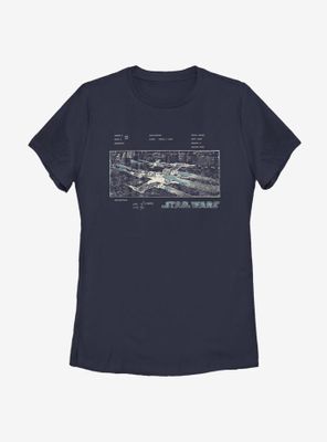 Star Wars Concept Plate Womens T-Shirt