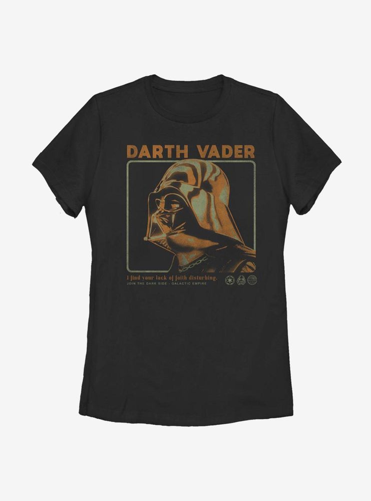 Star Wars Darth Vader Box Womens T-Shirt