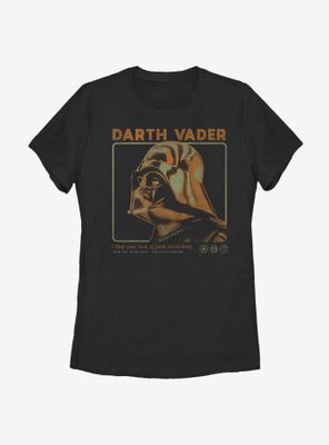 Star Wars Darth Vader Box Womens T-Shirt