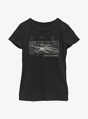 Star Wars Concept Plate Youth Girl T-Shirt