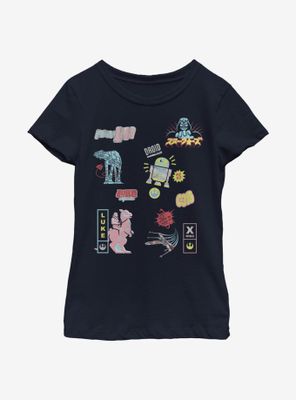 Star Wars Glitch Youth Girl T-Shirt