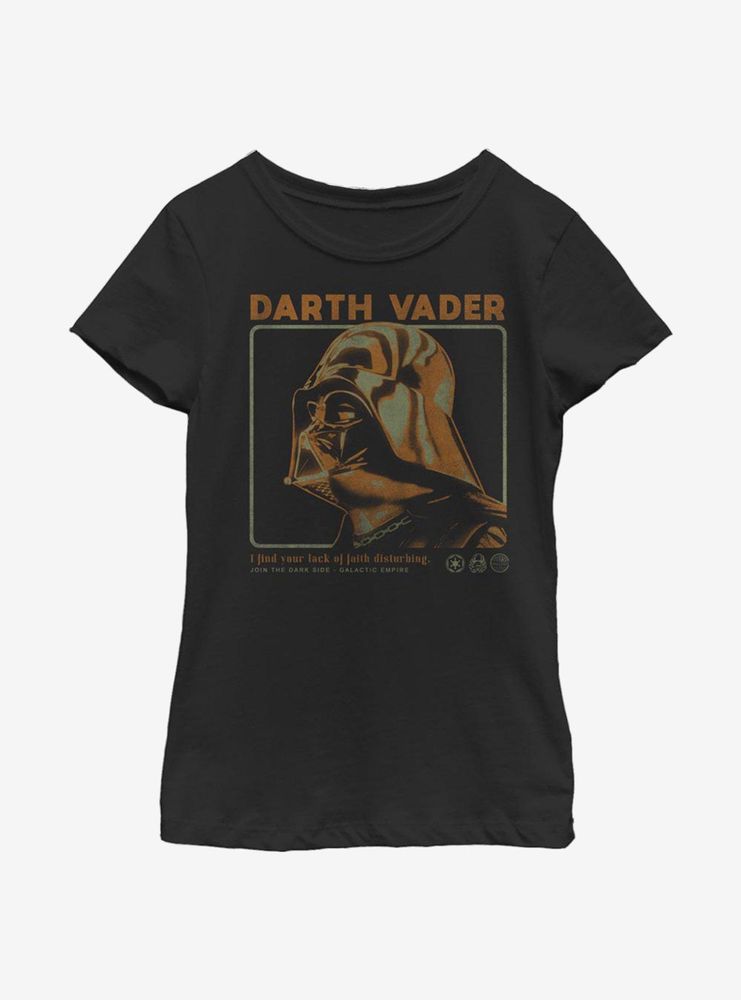 Star Wars Darth Vader Box Youth Girl T-Shirt