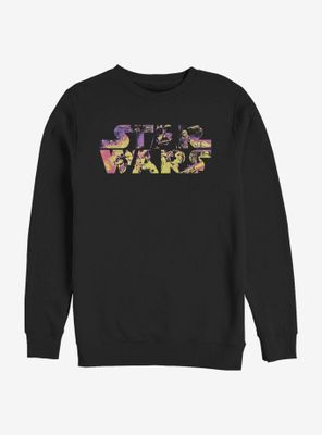 Star Wars Logo Poster Colors Sweatshirt