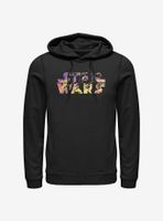 Star Wars Logo Poster Colors Hoodie