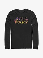 Star Wars Logo Poster Colors Long-Sleeve T-Shirt