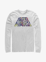 Star Wars Slant Characters Long-Sleeve T-Shirt
