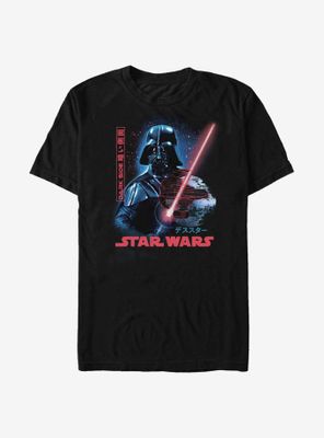 Star Wars Darth Vader Empire Japanese Text T-Shirt