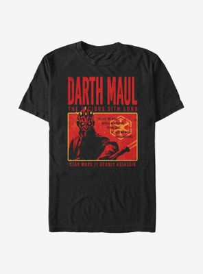 Star Wars Maul Horror Box T-Shirt