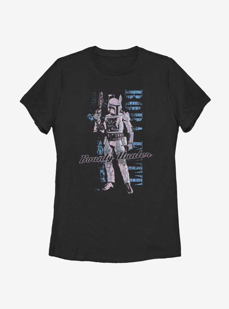 Star Wars Distressed Boba Womens T-Shirt