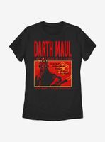 Star Wars Maul Horror Box Womens T-Shirt