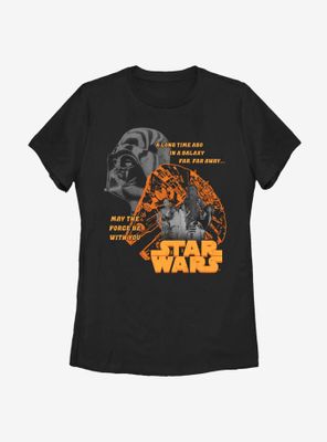 Star Wars Minimal Color Poster Womens T-Shirt