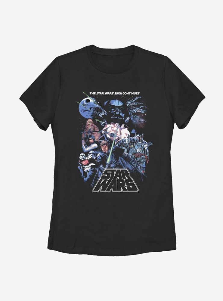 Star Wars Saga Group Womens T-Shirt