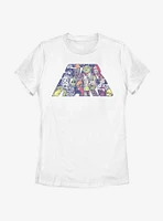 Star Wars Slant Characters Womens T-Shirt