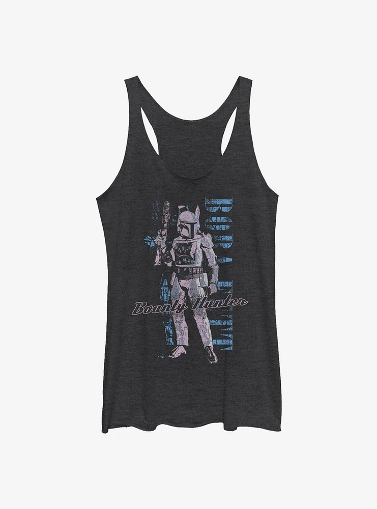 Star Wars Distressed Boba Womens Tank Top