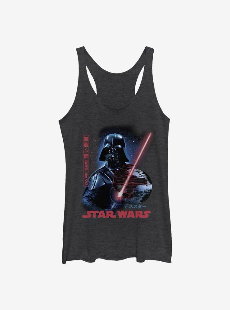 Star Wars Darth Vader Empire Japanese Text Womens Tank Top