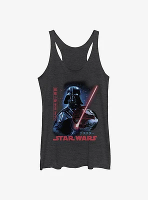 Star Wars Darth Vader Empire Japanese Text Womens Tank Top