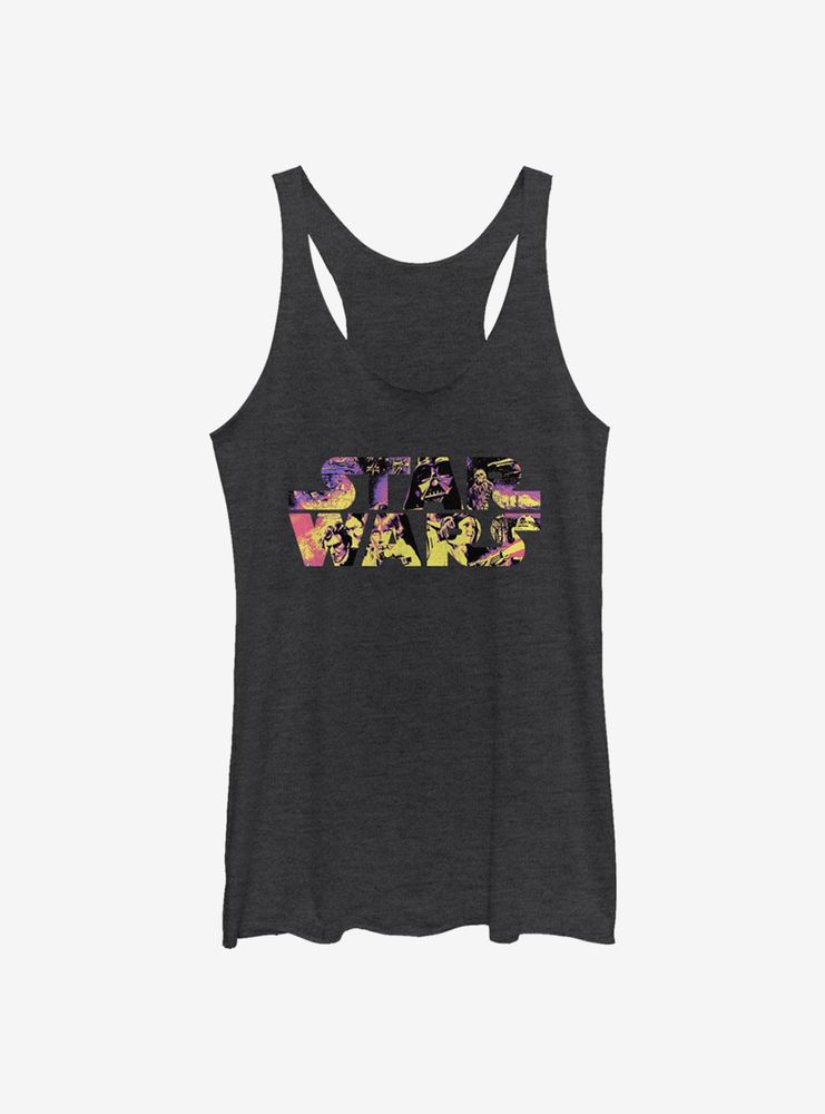 Star Wars Logo Poster Colors Tank Top