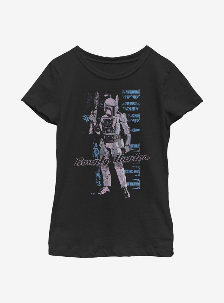 Star Wars Distressed Boba Youth Girl T-Shirt