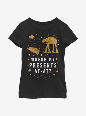 Star Wars Gingerbread AT-AT Youth Girl T-Shirt