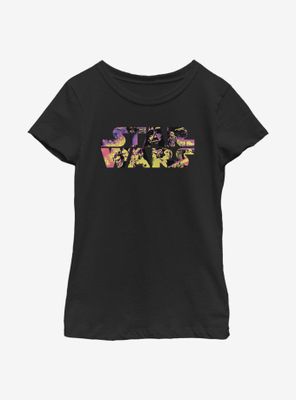 Star Wars Logo Poster Colors Youth Girl T-Shirt
