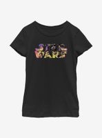 Star Wars Logo Poster Colors Youth Girl T-Shirt