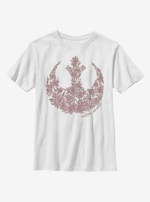 Star Wars Rose Rebel Youth T-Shirt