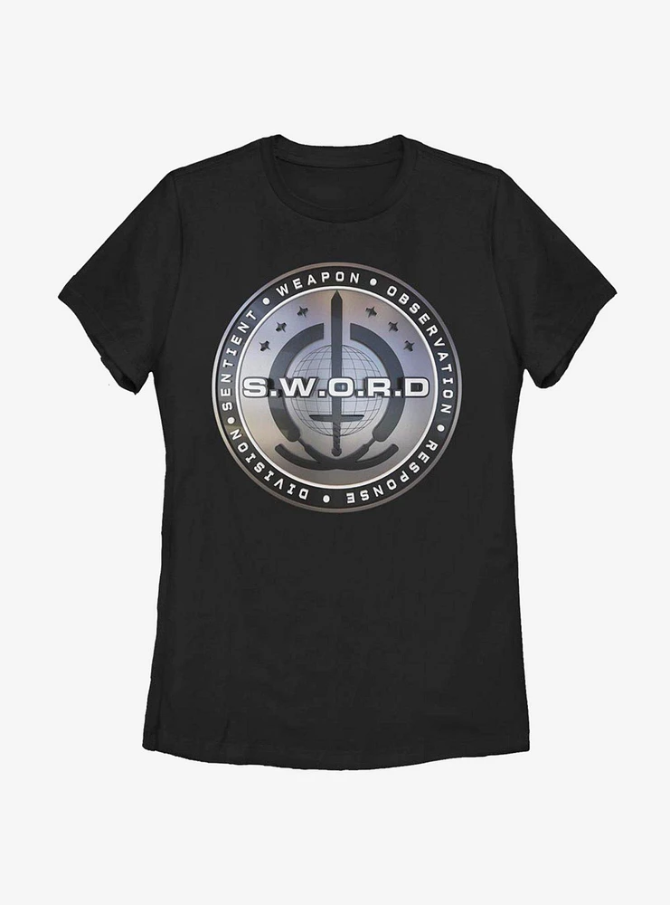 Marvel WandaVision 3D S.W.O.R.D Logo Womens T-Shirt