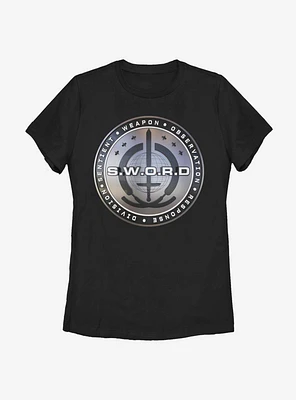 Marvel WandaVision 3D S.W.O.R.D Logo Womens T-Shirt