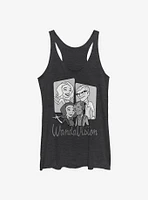 Marvel WandaVision Character Panels Womens Tank Top