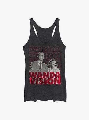 Marvel WandaVision Repeating Text Womens Tank Top