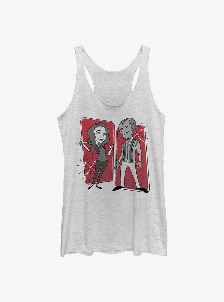 Marvel WandaVision Retro Panels Womens Tank Top