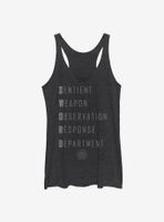 Marvel WandaVision S.W.O.R.D Acronym Womens Tank Top