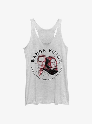 Marvel WandaVision Wanda Badge Womens Tank Top