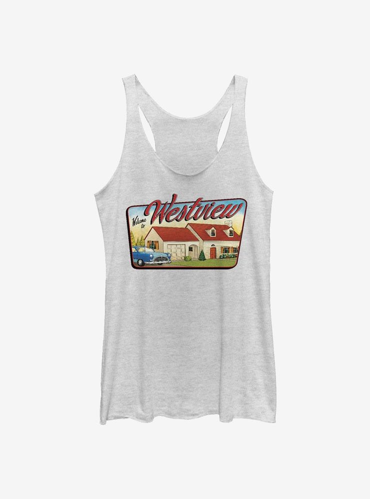 Marvel WandaVision Westview Welcome Womens Tank Top