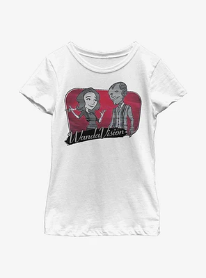 Marvel WandaVision Scarlet TV Youth Girls T-Shirt