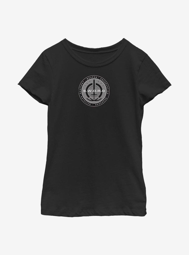 Marvel WandaVision S.W.O.R.D Logo Youth Girls T-Shirt