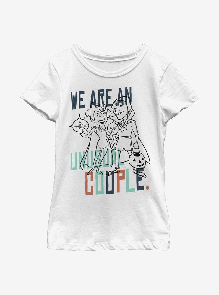 Marvel WandaVision Unusual Couple Youth Girls T-Shirt